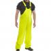 A photo of Beeswift Bibs And Braces Beeswift Super B-Dri Bib and Brace in yellow can be seen, showcasing its durable material and adjustable design. The braces provide extra support while the bib protects against splashes and spills.