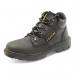 In the photo, a pair of black Secor Boots Beeswift Sherpa dual density PU/Rubber mid cut boots in size 12 can be seen. The boots have a sleek and sturdy design, with a thick sole and textured exterior. The Sherpa lining adds extra warmth and comfort, making them suitable for a variety of outdoor activities.