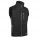 This photograph showcases a black and grey Flex Bodywarmer from Beeswift Flex Workwear. The padded design offers protection from the cold while the 5XL size ensures a comfortable fit.