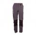 The picture shows a pair of Flex Trousers by Beeswift in a two-tone design of grey and black. The size is 34S and the style features the Flex Workwear logo. The trousers have a modern, versatile look with a comfortable fit, perfect for a day on the job.