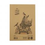 RHINO A4 Recycled Casebound Book 160 Page, F8 (Pack of 30) SRCBA4-0