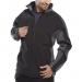 In the photo, the Beeswift Two Tone Soft Shell Jacket Black/Grey 2XL SSJTTBLGYXXL appears to be a stylish and durable option for outerwear. The black and grey colors create a sleek two-tone design, while the soft shell fabric adds a comfortable and functional element. The jacket and vest also feature the Beeswift logo for added brand recognition.
