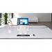 Oryx evo D - Universal Ergonomic Laptop Stand with In-line Document Holder - Natural Aluminium ST104111