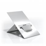 Oryx evo E - Specialised Ergonomic Low Angle High Elevation Laptop Stand with In-line Document Holder - Natural Aluminium ST10411X