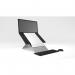 Oryx evo E - Specialised Ergonomic Low Angle High Elevation Laptop Stand with In-line Document Holder - Natural Aluminium ST10411X