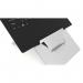 Oryx evo E - Specialised Ergonomic Low Angle High Elevation Laptop Stand with In-line Document Holder - Natural Aluminium ST10411X