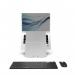 ETRA - Premium Ergonomic Laptop Stand with Pivotable Document Holder - Natural Aluminium ST10711E