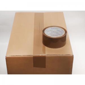 BOX of 72 Rolls Buff BOPP Tape 48mm 66m 35mu TBB486635 - 12 Packs of 6