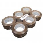 Buff BOPP Tape 48mm 150m 45mu Pk 6 TBP4815045