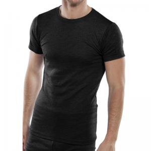 Beeswift Thermal Vest Short Sleeve Black S THVSSBLS