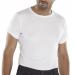 This picture features a white Beeswift short sleeve thermal vest, perfect for colder days. The vest has a snug fit and is made from high-quality material, ensuring warmth and comfort. The design is simple yet stylish, suitable for everyday wear.