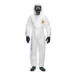 Dupont Tychem 4000S Chz5 Hooded Coverall White L TY4000BSL