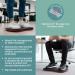 AFS-TEX® Black Active Anti-Microbial Exercise Wobble Balance Board - 35 x 50cm UCAFFLPU0023