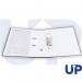 UP A4 70mm Lever Arch File - Cloud (10) UP0007