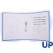 UP A4 25mm 2 Ring Binder - Blue (10) UP0016