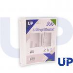 The UP Presentation Binders UP A4 Presentation Binder has a clean and professional appearance. Its 4-ring design is sturdy and secure, ensuring your important documents stay in place. The crisp white color adds a touch of elegance to any presentation. Each pack contains 10 binders, each with a 25mm spine. Perfect for organizing and showcasing your work.