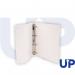 UP A4 Presentation Binder 4 Ring 40mm - White (10) UP0020