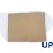 UP Square Cut Folder Pack of 100 - Buff UP0025