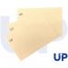 UP Full Flap Document Wallet Pack of 50 - Buff UP0038