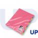 This image features a set of dividers and indexes in pastel colors for A4 sized paper. There are 20 sections labeled with subject titles for easy organization and navigation. The dividers have UP printed on them.