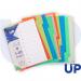 This photograph features a set of white polypropylene A4 numbered dividers, with numbers 1-10 displayed in clear, bold font. The dividers are high quality and durable, perfect for organizing and categorizing documents or papers.