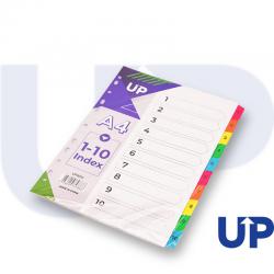 UP Numbered Dividers