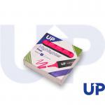 The UP Highlighters UP Highlighter Pink set includes 10 vibrant pink highlighters with a smooth and precise tip for easy highlighting. Each highlighter is encased in a sleek white barrel with the UP logo in bold black letters. Perfect for organizing notes and important information.