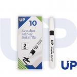 UP Drywipe Bullet Tip Marker Black (10) UP0069