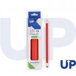 UP C2 HB Wood Case Pencil with Eraser (12) UP0079