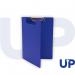 The UP Clipboards UP A4 PVC Fold Over Clipboard in Blue features a sturdy design with a fold-over cover to protect your documents. This pack contains 10 clipboards, each with a sleek and professional look, making it a practical and stylish addition to any workspace.