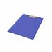 UP A4 PVC Fold Over Clipboard Blue (10) UP0082