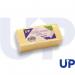 The picture shows a pack of UP Post-it & Re-Move products, specifically Quick Notes in a bright yellow color. The size of each note is 38x51mm and there are 12 notes in the pack. The notes are arranged neatly in a row, showcasing their vibrant color and overall design.