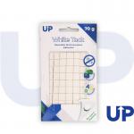A pack of UP Tack UP White Tack, weighing 70g, is shown in the picture. It appears to be a standard-sized pack with a white casing and clear labeling.