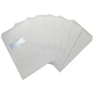 UP C4 Envelopes Window Peel and Seal 90gsm White Pack of 250 UP0130