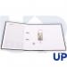UP A4 70mm Lever Arch File - Black (10) - Flat packed quick & easy to assemble UP0132