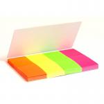 Repositional Notes UP 20mm Neon 4 Colour Indexes (200) UP0142
