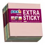 Repositional Notes UP Repositionable Notes 76x76mm Pastel Assorted (6) UP0144