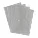 Plastic Wallets UP A4 Plus Transparent Popper Wallets (5) UP0147