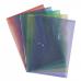 Plastic Wallets UP A4 Assorted Colour Popper Wallets (5)  UP0150