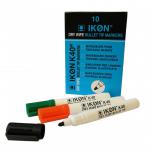 Dry Markers UP Dry Wipe Marker Bullet Tip Assorted (10) UP0159