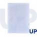 UP A4 Polypropylene Cut Flush Folder Pack of 100 - Clear UP0176