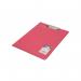 Clipboards UP A4 PVC Fold Over Clipboard Red (1) UP0179