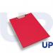 Clipboards UP A4 PVC Clipboard Red (1) UP0182