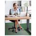 Valuemat® Basic Vinyl Rectangular Multi-Purpose Floor Protection Mat for Low Pile Carpets - 90 x 120cm URCMFLVG0017