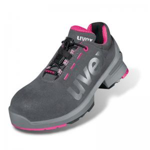 Photos - Safety Equipment UVEX 1 Ladies Safety Trainer GreyPink Size 03 UV8562803 