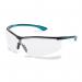 This picture features UVEX SPORTSTYLE SPECTACLE BLUE FRAME CLEAR LENS PK5 UV9193376 sports glasses. The sleek blue frames and clear lenses give a stylish look while providing protection from the suns harmful UV rays. Perfect for any outdoor sports activity.