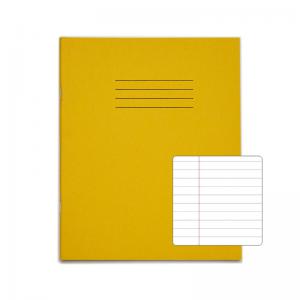 Rhino Stationery RHINO 8 x 6.5 Exercise Book 48 Page, Yellow, F8M Pack