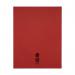 RHINO A3+ Exercise Book 40 Page Red Plain (Pack of 30) (Pack of 30) VDU040-030-8