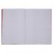 RHINO 13 x 9 Oversized Exercise Book 80 Page, Red, F8M (Pack of 50) VDU080-200-4