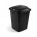 This photo shows a black, 90-liter DURABIN with a lid. The bin is made of durable materials and has the word ECO on the front. It appears sturdy and ideal for storing various items.